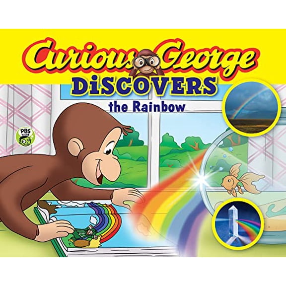 Pre-Owned Curious George Curious George Discovers the Rainbow, (Paperback)