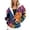 Multicolour, variant on Hoodies for Women Rainbow Tie Dye Printed Full Zip Up Hoodie Fall Winter Casual Hippie Oversized Jacket Sweatshirt with Pocket Long Sleeve Hooded Pullover Top