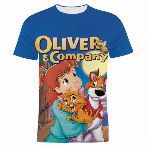 Oliver Unternehmen 3D Druck männer Kleidung Mode Sommer Übergroßen Frauen camisetas Disney película dibujos animados Anime Kinder camiseta xuanjing unisex