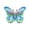 B, variant on Beautynvta Colorful Metal Butterfly Wall Decor, Iron Butterfly Outdoor Fence Wall Art Decor, Hanging Decor for Garden Yard Living Room Patio Balcony