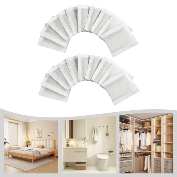 20 Bags Coconut Shell Activated Carbon Filters, Food-grade Outer Packaging Bag