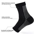 thumbnail image 3 of 3 Pairs Neuropathy Socks, Soothe Socks For Neuropathy Pain, Tendonitis Compression Socks, Plantar Fasciitis, NeuropathyS MWhite, 3 of 5