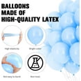 thumbnail image 3 of Light Blue Balloons Arch Kit Balloon Garland Kit Birthday Balloons 120pcs, 3 of 7