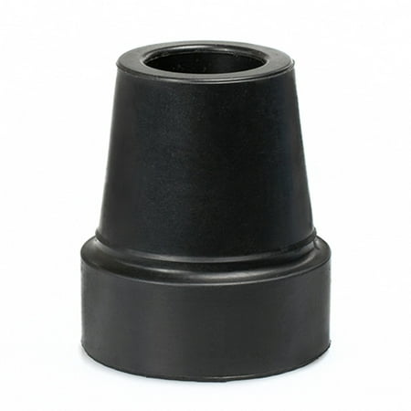 McKesson Replacement Cane Tip - Black Rubber, 3/4 in Diameter, 1 Count, 1 Pack