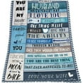 thumbnail image 2 of Son Blanket from Mom, to My Son Blanket from Mom, Gifts for Son from Mom, Graduation Blanket Gifts for Sons Adult, Fuzzy Blanket for Adult Son Gift Ideas 60x80 Inches, 2 of 6
