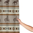 thumbnail image 4 of Western Shower Curtain Western Cowboy Shower Curtains for Bathroom Farmhouse Retro Vintage Cowboy Waterproof Polyester Fabric Bathroom Decor Curtain with Hooks 72x72 Inches, 4 of 6