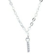 thumbnail image 2 of Meidiya 925 Sterling Silver Initial Alphabet Rhinestone Letters Pendant Necklace from A-Z,Best Gift for Woman Men and Birthday Great for Personalized and Custom Name Necklace, 2 of 8