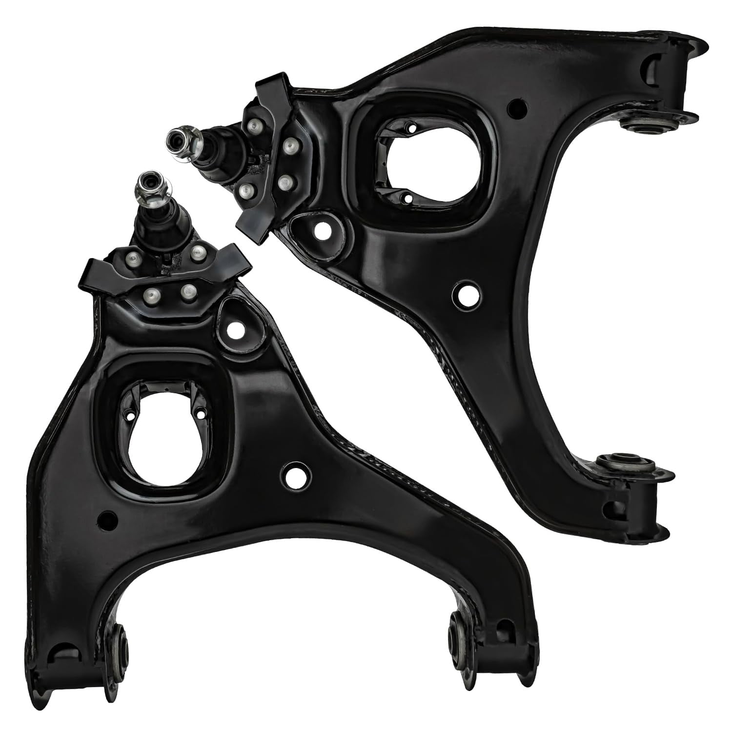 Detroit Axle - RWD Front 8pc Control Arms Kit for 1999-2006 Chevy Silverado GMC Sierra 1500, 4 Lower & Upper Control Arms w/Ball Joints 2 Outer Tie Rods 2 Sway Bars