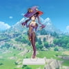 DraggmePartty Genshin Impact Action Figure Cosplay Acrylic Stands Game Character Zhongli Model Plate