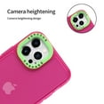 thumbnail image 3 of Protective Case for iPhone 13 6.1" 2021, iPhone 13 2021 Cover, Allytech Slim TPU Anti-Yellowing Scratch-Resistant Anti-Slip Grip Smartphone Case for iPhone 13 2021 Release, Rose + Green, 3 of 4