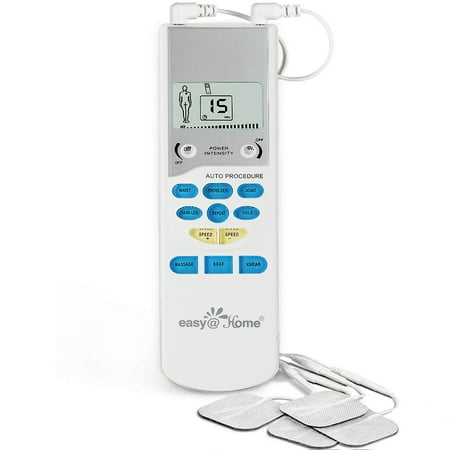 Easy@Home TENS Handheld Electronic Pulse Massager Unit - EHE009 (Muscle Pain Relief (Best Electronic Pulse Massager 2019)