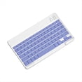 thumbnail image 1 of Teclado Retroiluminado de 10 Pulgadas Bluetooth Mini Teclado Silencioso Portátil para Teléfonos Celulares, Tabletas y Computadoras Portátiles Teclado Inalámbrico F, 1 of 9