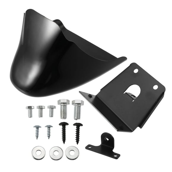 Unique Bargains 1 Set Lower Front Spoiler Chin Fairing for Harley Davidson Sportster Iron 883 2004-2022 Gloss Black