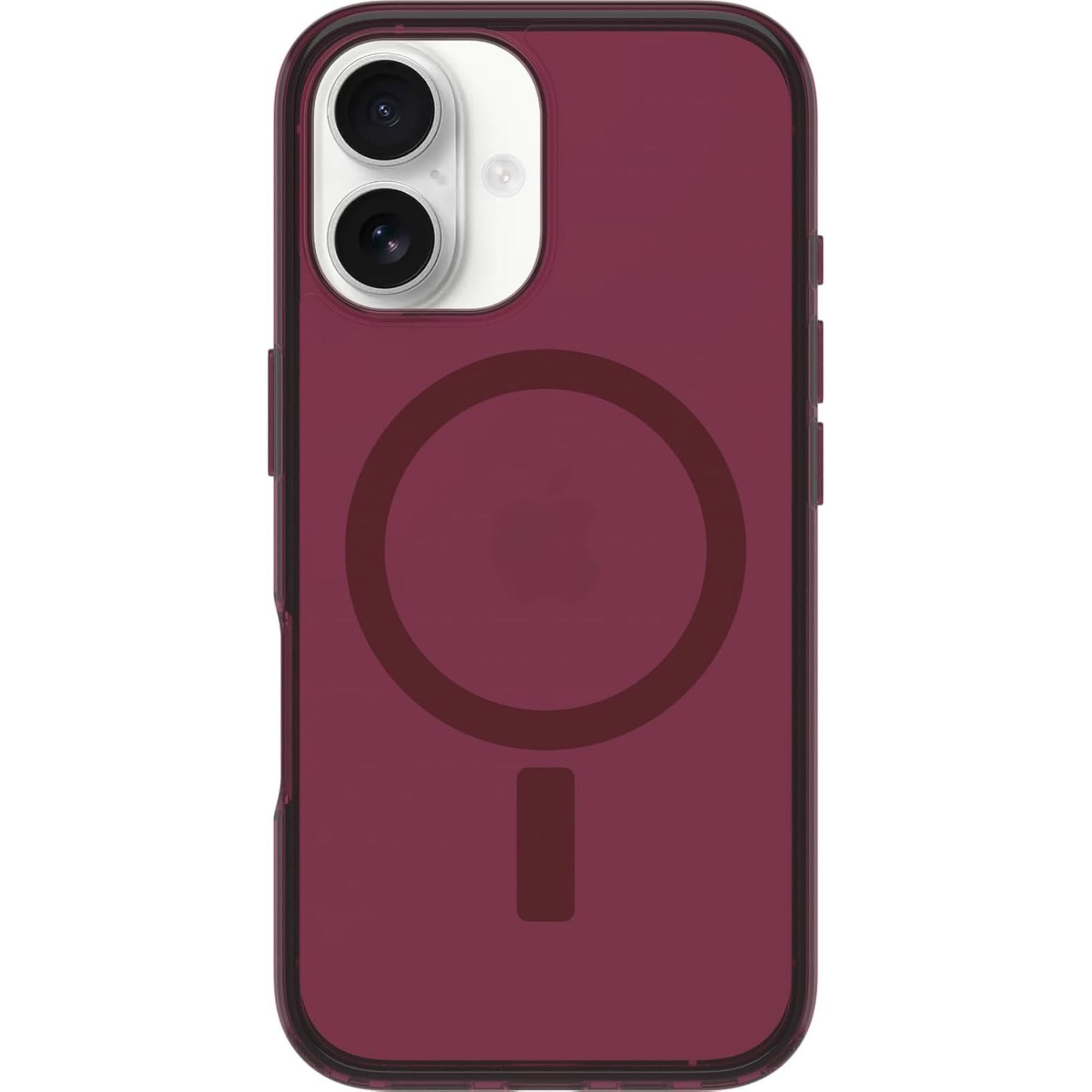 OtterBox iPhone 16 Plus - Symmetry MagSafe Case - Ultra-Slim - Raised Edges Protect Camera & Screen - Up Beet (Red)