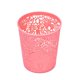 thumbnail image 1 of 2 unidades de metal con forma de rosa y diseño hueco para bolígrafos, recipiente cilíndrico para maquillaje, organizador de brochas y pinceles, color rosa, 1 of 2