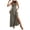 Green, variant on Minjewel Womens Easter Dress Summer Fashion Sexy V-Neck Strap Sleeveless Retro Flower Printed Beach Split Dress, Boho,Dark Blue L
