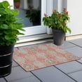 thumbnail image 6 of Addison Rugs Chantille Indoor/Outdoor Transitional Formal Salmon Washable Rectangle Rug, 1'8" x 2'6", 6 of 6