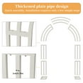 thumbnail image 3 of QISHENSHUI Heavy Duty Garden Metal Arbor Frame – Ultra-Sturdy Arch Backdrop Stand Designed for Captivating Wedding & Party Stage Decor, 3 of 7