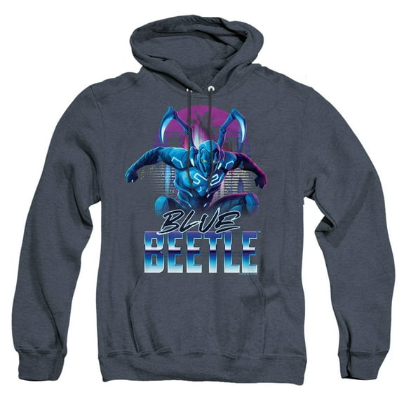 Blue Beetle (2023) City Protector Unisex Adult Pull-Over Heather Hoodie