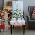 thumbnail image 2 of Dsscvnef Christmas Dining Chair Slipcovers Removable Chair Covers Chair Covers for Kitchen Hotel Table Banquet, 2 of 5