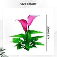 thumbnail image 4 of A Bunch of Aquarium Flowers, Flower Aquarium Decoration Artificial Aquatic Plant Waterweed Craft Plastic Plants Artificial Fish Tank Decorations Used for Household and Simulation Hydroponic, 4 of 6