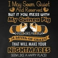 thumbnail image 3 of CafePress - Don't Mess With My Guinea Pig Long Sleeve T Shirt - Long Sleeve Dark T-Shirt, 3 of 4