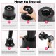 thumbnail image 3 of Wind hood hairdressing tool hair dryer plastic wind hood curly hair drying artifact model 0205 black, 3 of 4
