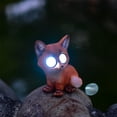 thumbnail image 6 of HaoXun Solar Powered Outdoor Fox Statue – Eco-Friendly Garden Decor, IP65 Waterproof Resin Animal Figurine for Patio, Yard, Balcony, 6 of 8