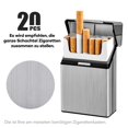 thumbnail image 2 of Aluminium Cigarette Cases [Set Of 2, Grey] Magnetized Lid, Elegant Design Aluminium Cigarette Box, 2 of 5