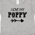 thumbnail image 4 of Inktastic I Love My Poppy with Arrow Girls Baby Dress, 4 of 5