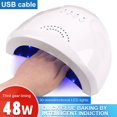 thumbnail image 4 of Lámpara LED UV Lámpara de manicura USB 48W Inducción Esmalte de uñas Luz de secado rápido, 4 of 5