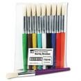 thumbnail image 2 of Stubby Brush Set, Natural Bristle, Round, 10/set, 2 of 2
