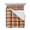 Orange, variant on Quilts Queen Size Bedding Set, Vintage Plaid Lightweight Quilted Comforter, Autumn Orange Red Grey Checkered Farmhouse Soft Reversible Bedspread Coverlet with Pillow Covers for All Season, 90" x 96"