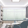 thumbnail image 2 of 30x200cm Privacy Window Film Reusable Glass Opacifying Film Opaque Film Patterned Glazing Film Electrostatic Self-Adhesive Window Film Anti UV Window Film for Office Kitchen Bedroom Home, 2 of 5