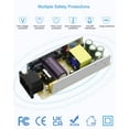 thumbnail image 4 of Adaptador de fuente de alimentación ALITOVE DC 12V 5A para tira de LED, 4 of 7