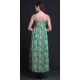 thumbnail image 2 of Bimba Robe Longue Maxi Bohème à Bretelles Sans Manches Imprimée Florale pour Femme - Moyen, 2 of 6