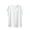 White, variant on Pajama Top for Women Casual V-Neck Short Sleeve Loose Fit Loungewear Shirt Soft Breathable Nightwear Comfy Silky Night Blouse