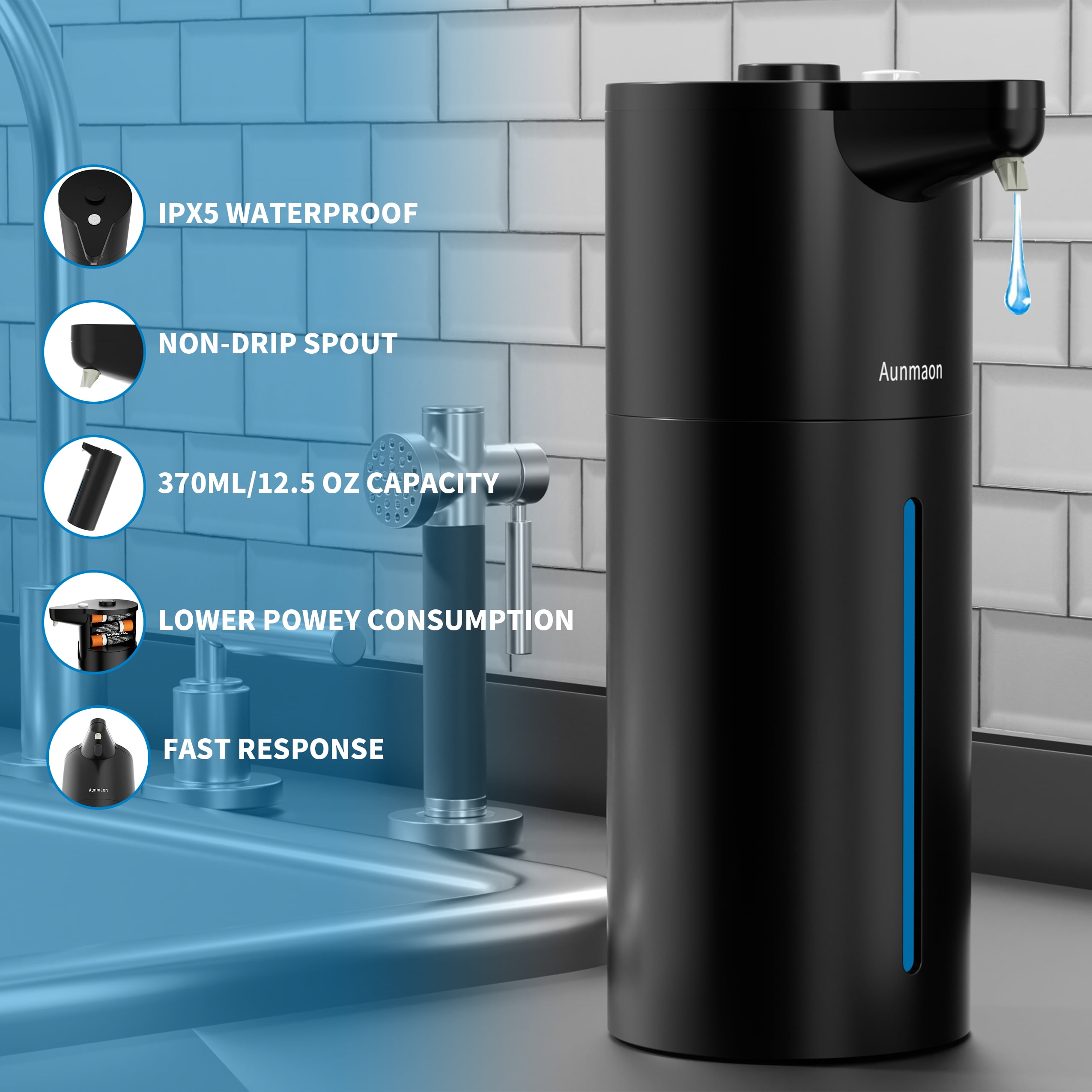 Aunmaon Automatic Soap Dispenser Touchless