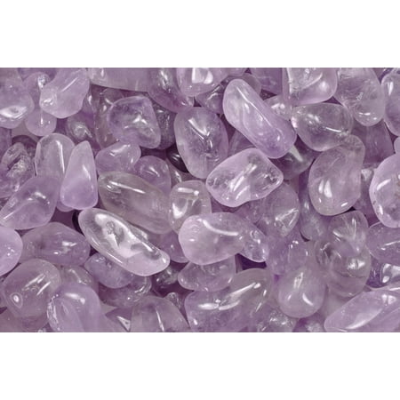 Fantasia Crystal Vault: 1/2 lb Amethyst Tumbled Stones - Medium - 1