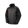 thumbnail image 1 of Result - Chaqueta negra acolchada Compass para chico hombre (Negro/Naranja) Result UTPC3326_blackorange, 1 of 2