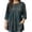Dark Green, variant on GIPQJK Plus Size Tops for Women 3/4 Sleeve Round Neck Loose Shirts Basic Floral Tunic Tops Casual Lightweight Blouses with Pockets,Dark Blue XL