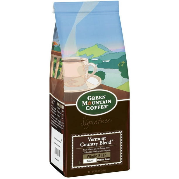 Green Mountain Coffee Vermont Country Blend Medium Roast Whole Bean