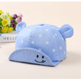 thumbnail image 2 of Douhoow Newborn Baby Hat Dot Pattern Sun Hat With Ears Summer Girls Boys Cap, 2 of 8