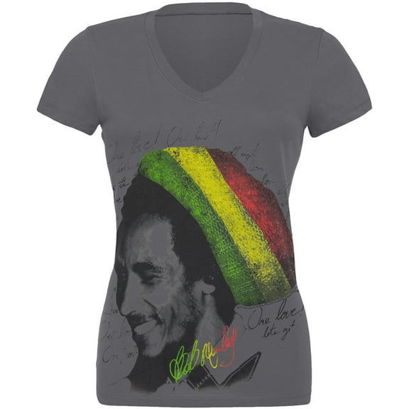 Bob Marley Women's Juniors Lets Go Tam Short Sleeve T Shirt