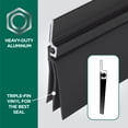 thumbnail image 4 of Door Sweep M-D Building Products, 91 cm, vinilo de aluminio negro, 4 of 8