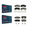 thumbnail image 1 of CMX Front Rear Ceramic Brake Pads Kit for Car 2005-2006 Mitsubishi Outlander KCX-100370, 1 of 9