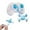 Blue, variant on Mini With LED Lights 4 Rc Plane 6 0 Basic Flight 360° Rotation Rc Planes For Kids Suitable For Indoor And Outdoor Flight Toys