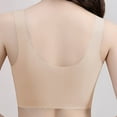 thumbnail image 5 of Loopsun Womens Bras Plus Size, Bras for Women, Woman's Fashion Thin Breathable Front Buckle Lace Bra without Steel Rim Khaki M, 5 of 5