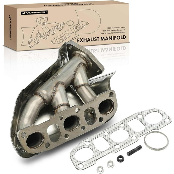 A-Premium Left Exhaust Manifold Kit with Gasket Compatible with Nissan Frontier 2005-2019 Pathfinder 2005-2012 NV1500 NV2500 NV3500 2012-2021 Xterra 4.0L