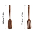 thumbnail image 3 of 2PCS Spatula Long Handle Solid Wood Spatula Wood Household Non Stick Pan Cooking Spatula Kitchen Tools, 3 of 5